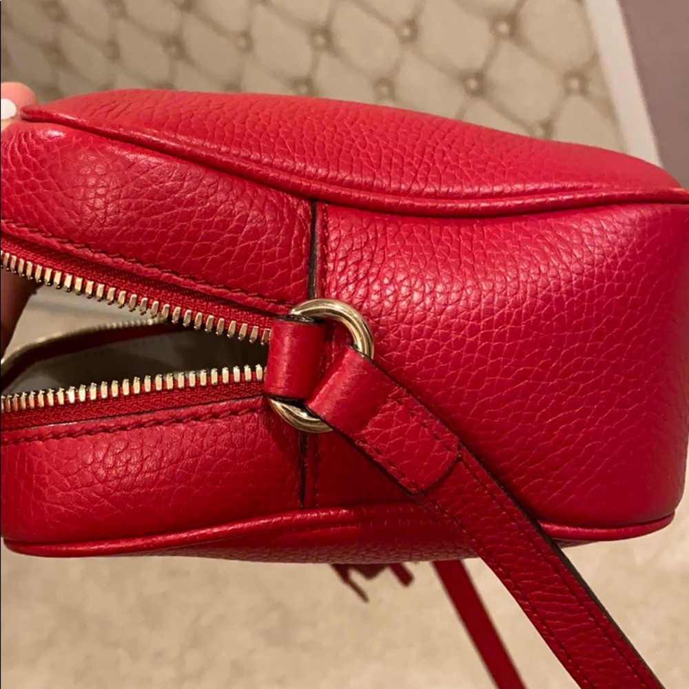 ONE DAY SALE!!!! Gucci authentic soho disco bag red leather - Picture 14 of 16